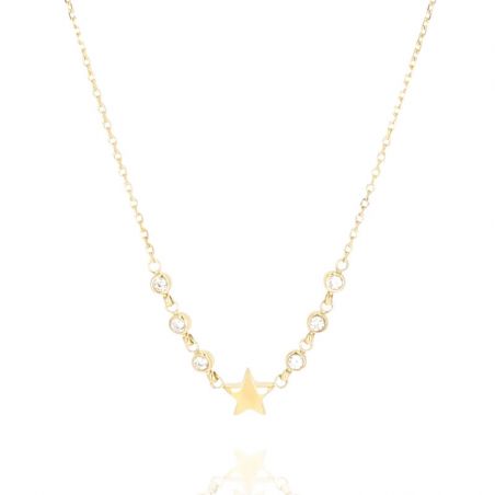 Colliers femme : sautoir femme, collier solitaire, chaîne femme - colliers-acier - edora - 1