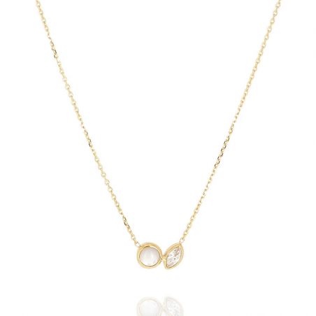 Colliers femme : sautoir femme, collier solitaire, chaîne femme - colliers-acier - edora - 1