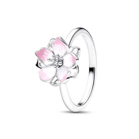 Bague femme pandora fleur de cerisier 194371c01 – bagues argent femme