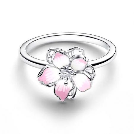 Bague femme pandora fleur de cerisier 194371c01 – bagues argent femme