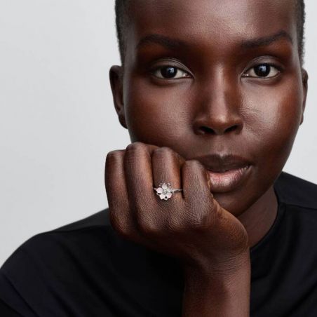 Bague femme pandora fleur de cerisier 194371c01 – bagues argent femme