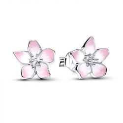 Boucles d'oreilles femme Puces PANDORA Fleur de Cerisier 294370C01