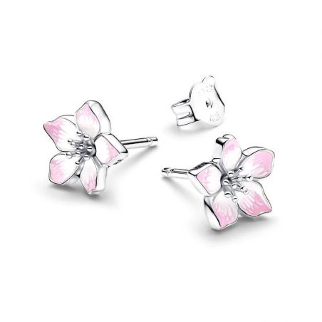 Boucles d'oreilles femme puces pandora fleur de cerisier 294370c01 – puces