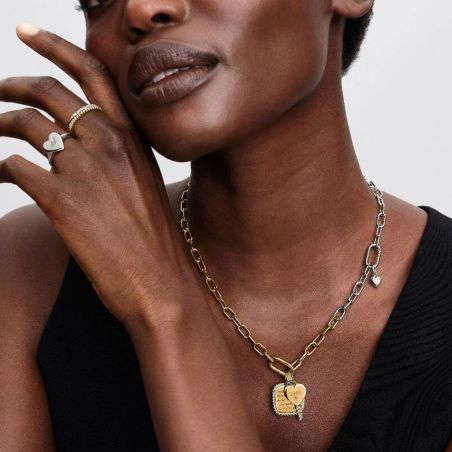 Pendentif femme pandora clé cœur gravable doré 364353c01 – pendentifs