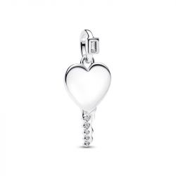 Pendentif femme PANDORA Clé Cœur Gravable 394353C01