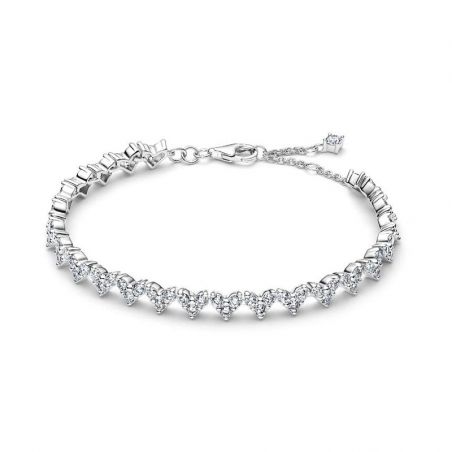 Bracelet or & argent, bracelet plaqué or, bracelet cuir & tissu - bracelet-argent-femme - edora - 1