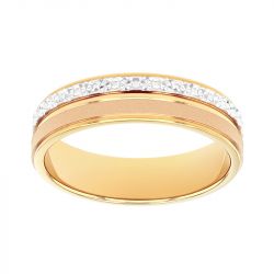 Bague femme alliance EDORA 3 ORS 18 carats EDO2013919