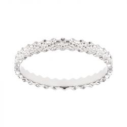 Bague femme alliance EDORA OR 18 carats gris fantaisie EDO2019535