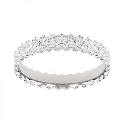 Bague femme alliance EDORA OR 18 carats gris fantaisie EDO2019545