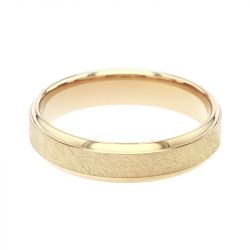 Bague mixte alliance EDORA OR 18 carats jaune confort EDO2117700