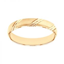 Bague mixte alliance EDORA OR 18 carats jaune EDO2012900