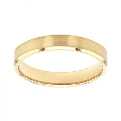 Bague mixte alliance EDORA OR 18 carats jaune EDO2114670