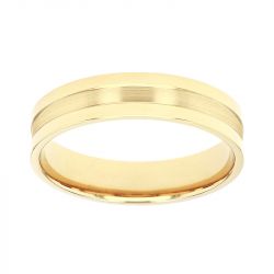 Bague mixte alliance EDORA OR 18 carats jaune EDO2127190