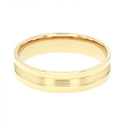 Bague mixte alliance EDORA OR 18 carats jaune EDO2127190