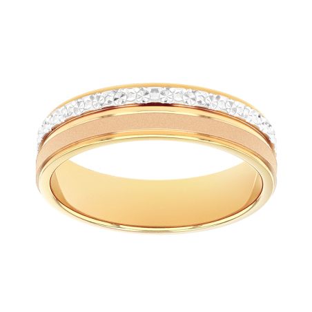 Bague femme alliance edora 3 ors 9 carats edoh2013919 – bagues de mariage