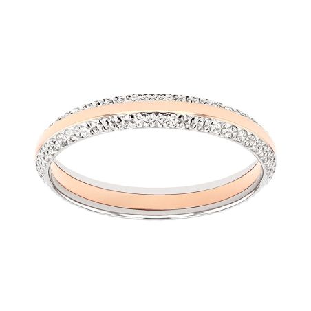 Bague femme alliance edora or 9 carats bicolore edoh2126099 – bagues de mariage