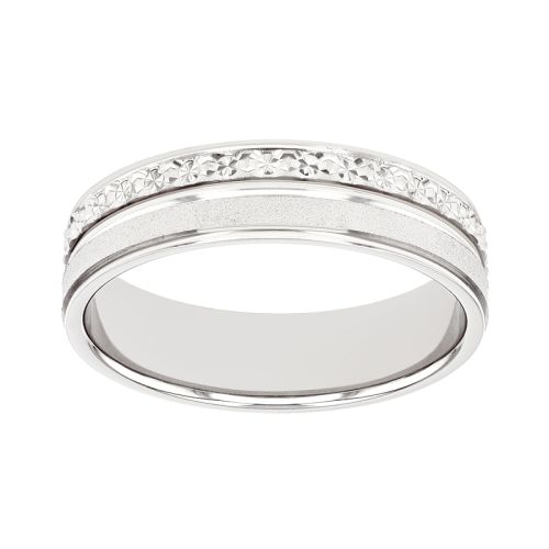 Bague femme alliance EDORA OR 9 carats gris EDOH2013915