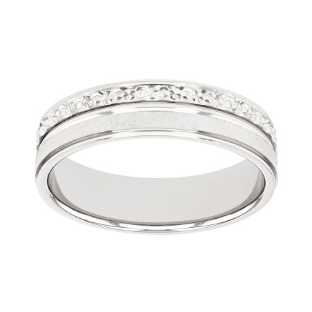 Bague femme alliance edora or 9 carats gris edoh2013915 – bagues de mariage