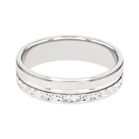 Bague femme alliance edora or 9 carats gris edoh2013915 – bagues de mariage