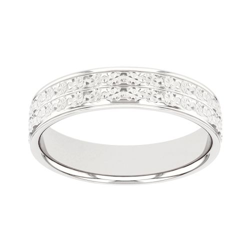 Bague femme alliance EDORA OR 9 carats gris EDOH2014385