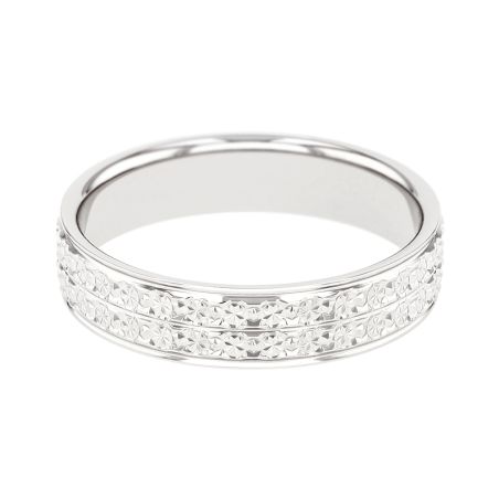 Bague femme alliance edora or 9 carats gris edoh2014385 – bagues de mariage