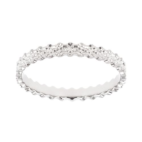 Bague femme alliance EDORA OR 9 carats gris EDOH2019535