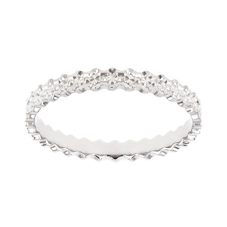 Bague femme alliance edora or 9 carats gris edoh2019535 – bagues de mariage