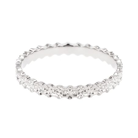 Bague femme alliance edora or 9 carats gris edoh2019535 – bagues de mariage