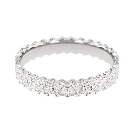 Bague femme alliance edora or 9 carats gris edoh2019545 – bagues de mariage