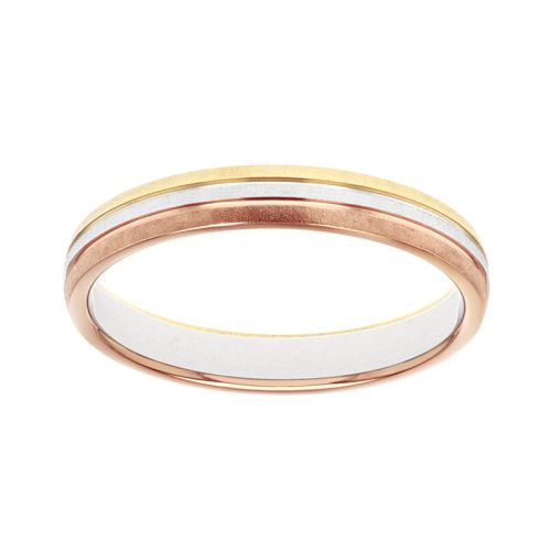 Bague mixte alliance EDORA 3 ORS 9 carats EDOH2011753