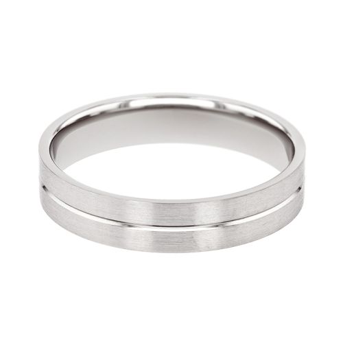 Bague mixte alliance EDORA OR 9 carats bicolore diamantée EDOH2125479