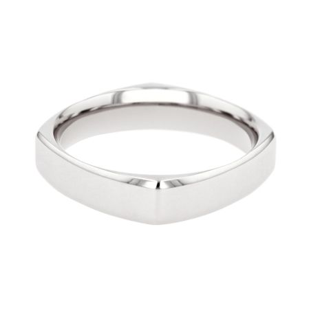 Bague mixte alliance edora or 9 carats blanc confort edoh2117605 – bagues de mariage