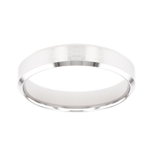 Bague mixte alliance EDORA OR 9 carats blanc EDOH2114685