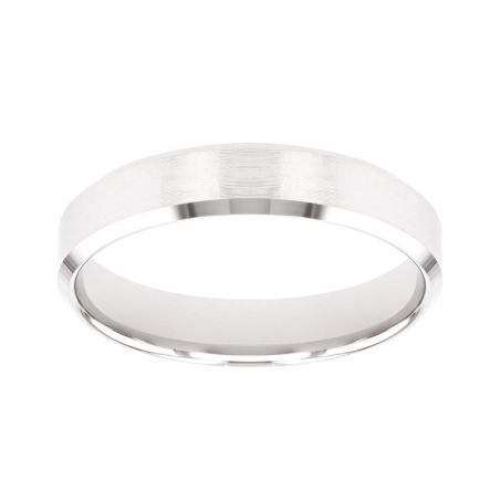 Bague mixte alliance edora or 9 carats blanc edoh2114685 – bagues de mariage