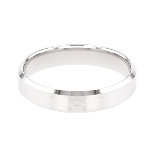 Bague mixte alliance EDORA OR 9 carats blanc EDOH2114685