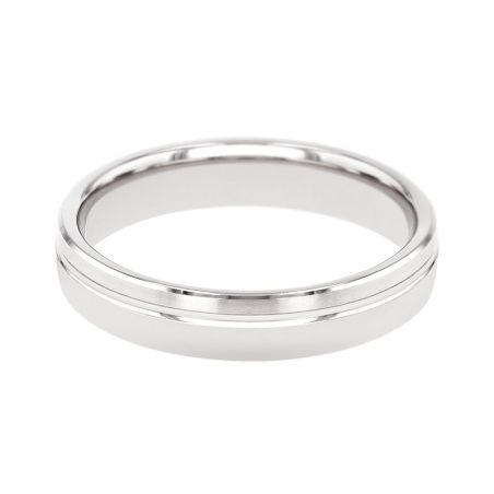 Bague mixte alliance edora or 9 carats blanc edoh2114805 – bagues de mariage