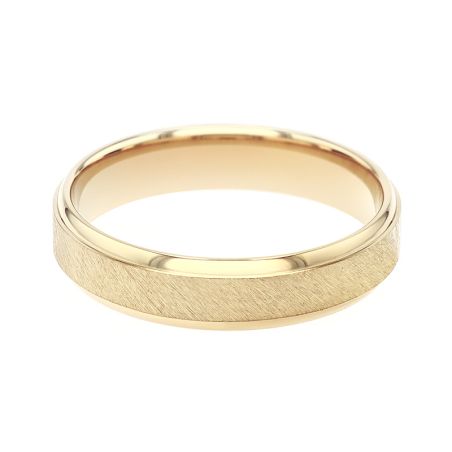 Bague mixte alliance EDORA OR 9 carats blanc jaune EDOH2117700