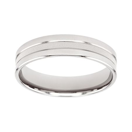 Bague mixte alliance edora or 9 carats confort gris edoh2118515 – bagues de mariage