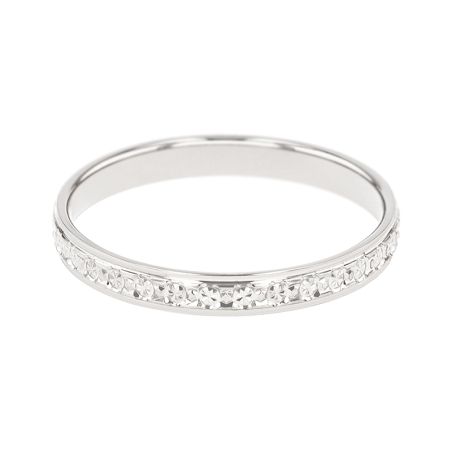 Bague mixte alliance edora or 9 carats gris edoh2017935 – bagues de mariage