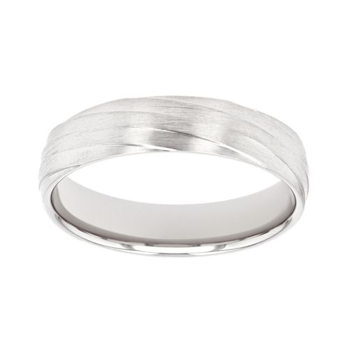 Bague mixte alliance EDORA OR 9 carats gris EDOH2122915
