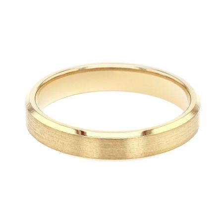 Bague mixte alliance edora or 9 carats jaune edoh2114670 – bagues de mariage