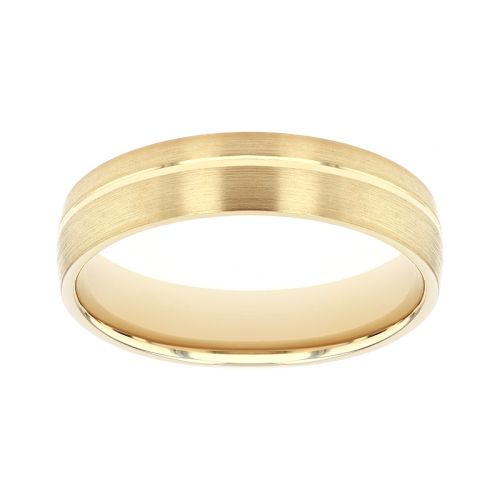 Bague mixte alliance EDORA OR 9 carats jaune EDOH2114810
