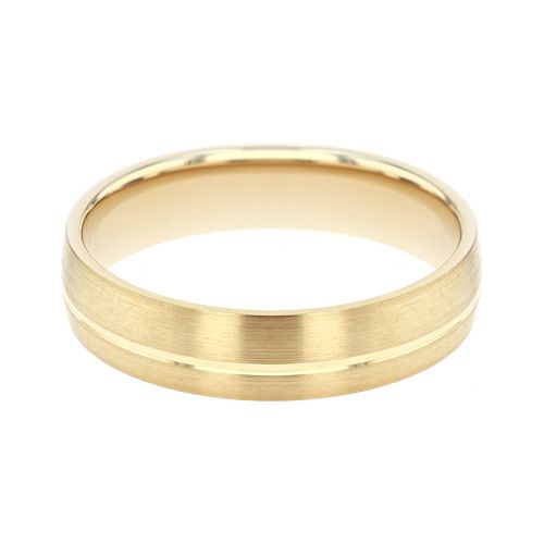 Bague mixte alliance EDORA OR 9 carats jaune EDOH2114810
