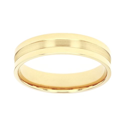 Bague mixte alliance EDORA OR 9 carats jaune EDOH2127190