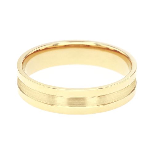Bague mixte alliance EDORA OR 9 carats jaune EDOH2127190