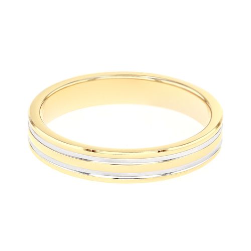 Bague mixte alliance EDORA OR 9 carats jaune EDOH2815020