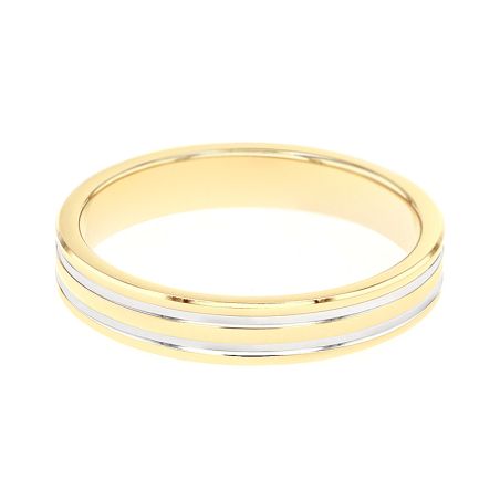Bague mixte alliance EDORA OR 9 carats jaune EDOH2815020