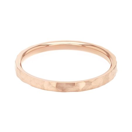 Bague mixte alliance edora or 9 carats ruban plat confort rouge edoh2127724 – bagues de mariage