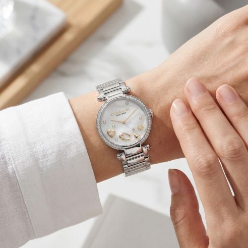 Montre Femme Coach Cary acier argenté 14504264