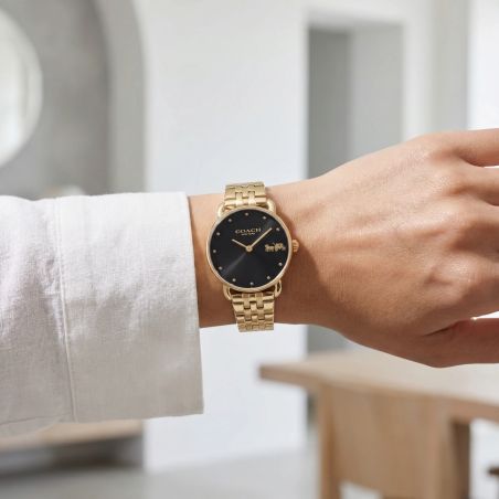 Montre Femme Coach Elliot acier doré 14504302